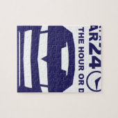 Verhuur van auto's per uur of dag 24-7 legpuzzel (Horizontaal)