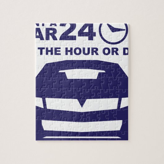 Verhuur van auto's per uur of dag 24-7 legpuzzel (Verticaal)