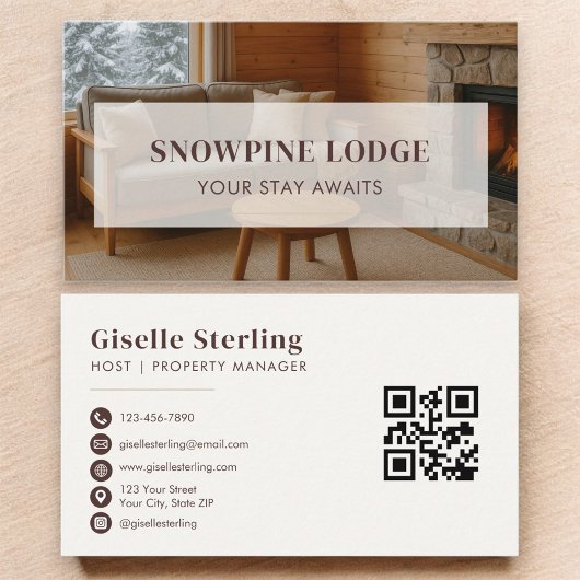 Verhuur Vastgoed Marketing QR Code Visitekaartje