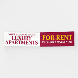 Verhuurde kantoorbenodigdheden: signaalboog rood g spandoek