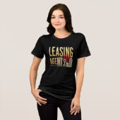 Verhuurmakelaar Tri-Blend Shirt (Voorkant volledig)