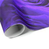 Veri peri periwinkle blue paarse rozen cadeaupapier (Rol Hoek)