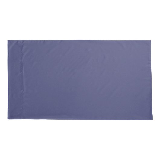 Veri peri periwinkle blue paarse rozen kussensloop (Achterkant-Links)