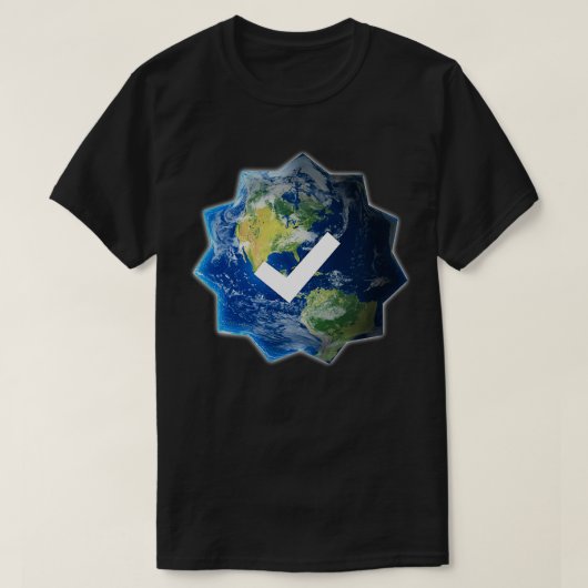 Verified Earth T-shirt (Design voorkant)
