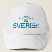 Verige Stockholm Sverige Trucker Pet (Voorkant)