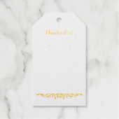 Verijdelde bloeiende opknoping oorbel display Kaar Cadeaulabels (Voorkant)