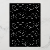 Verijdelde geperste kerstversieringen folie feestdagenkaart (Achterkant)