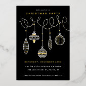 Verijdelde geperste kerstversieringen folie feestdagenkaart (Voorkant)