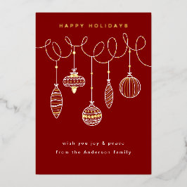 Verijdelde geperste kerstversieringen folie feestdagenkaart