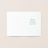 Verijdelde kerstboom Kaart (Binnen)