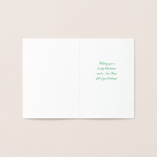 Verijdelde kerstboom Kaart (Binnen)