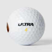 Véritable Écureuil Roux Mignon-Stylisé Golfballen (Logo)