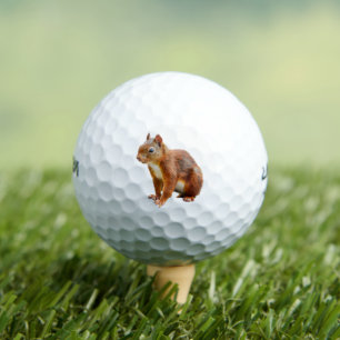 Véritable Écureuil Roux Mignon-Stylisé Golfballen