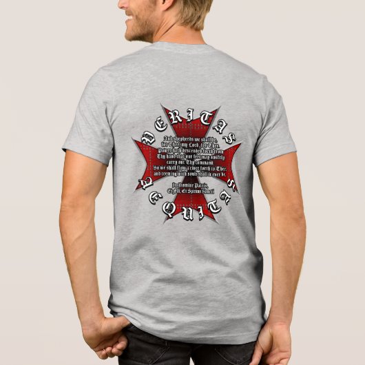 Veritas Aequitas Tri-Blend Shirt (Achterkant)