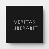 Veritas liberabit fotoplaat (Voorkant)