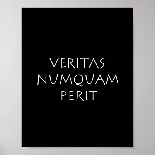 Veritas numquam perit poster (Voorkant)