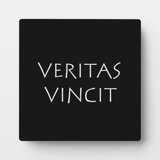 Veritas vincit fotoplaat (Voorkant)