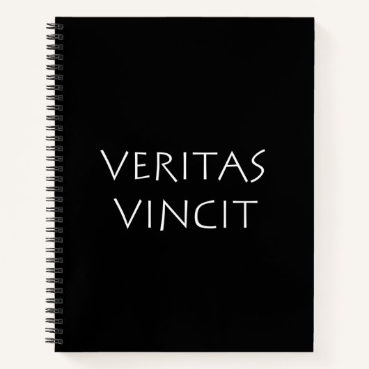 Veritas vincit notitieboek (Voorkant)