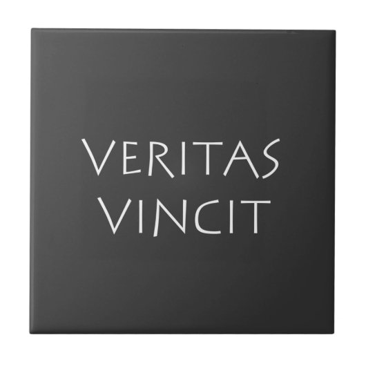 Veritas vincit tegeltje (Voorkant)