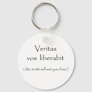 Veritas vos liberabit-sleutelhanger sleutelhanger