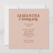 Verjaard jaar verouderd tot perfectie Aangepaste g Kaart (Achterkant)