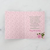 VERJAARDAG - 100STE - ROZEN OP VERFRAAIDE CAKE KAART (Binnen)