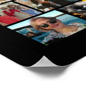 Verjaardag 108 Fotocollage waardoor AGE er goed ui Poster (Hoek)