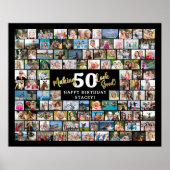 Verjaardag 108 Fotocollage waardoor AGE er goed ui Poster (Voorkant)