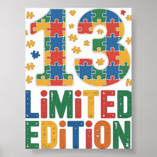 Verjaardag 13 Jaar Oudisme Bewustzijn Poster (Voorkant)