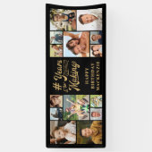 Verjaardag 14 Fotocollage Jaren in de maak Spandoek (Verticaal)