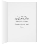 Verjaardag 15 Foto Willekeurige leeftijd Aangepast (Binnen (Rechts))