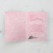 Verjaardag 17e, Meisjes, Fancy Sneakers zwart/wit Kaart (Binnen)