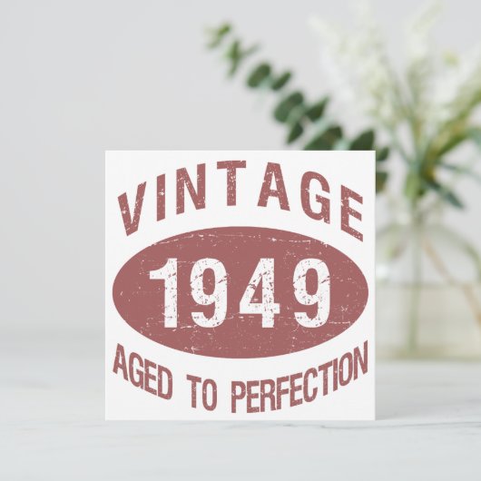  verjaardag 1949 kaart (Staand voorkant)