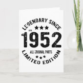  verjaardag 1952 kaart (Voorkant)