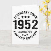  verjaardag 1952 kaart (Gele Bloem)