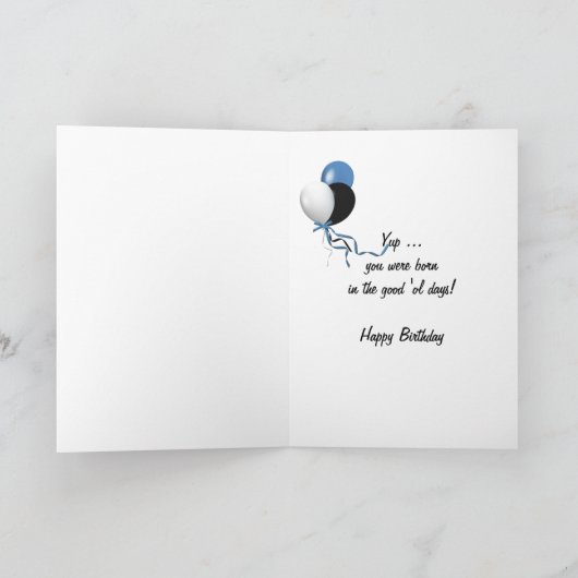 Verjaardag 1952 kaart (Binnen)