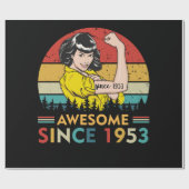 verjaardag 1953 cadeaupapier (Vlak)