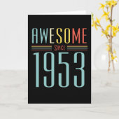  verjaardag 1953 kaart (Gele Bloem)