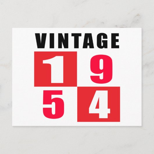  verjaardag 1954 briefkaart (Voorkant)