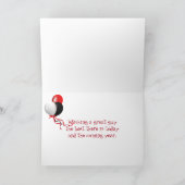 Verjaardag 1957 Corvette op kaart (Binnen)