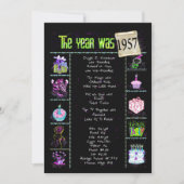 Verjaardag 1957 Uitnodiging (Voorkant)