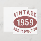  verjaardag 1959 kaart (Voorkant / Achterkant)