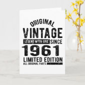  verjaardag 1961 kaart (Gele Bloem)