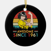  verjaardag 1961 keramisch ornament (Voorkant)