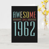 verjaardag 1962 kaart (Gele Bloem)