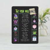 Verjaardag 1962 Uitnodiging (Staand voorkant)