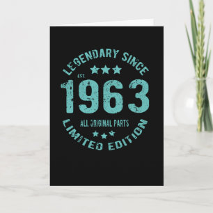  verjaardag 1963 kaart