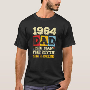 Verjaardag 1964 Pap Het Man De Mythe De Poot T-shirt