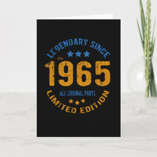  verjaardag 1965 kaart