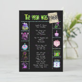 Verjaardag 1968 Uitnodiging (Staand voorkant)